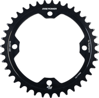 Fire Power Steel Rear Sprocket (Black) — Select 37T–42T — Yamaha YFZ450/R/X, Raptor 700/350/250, Banshee/Warrior - Dune Goons