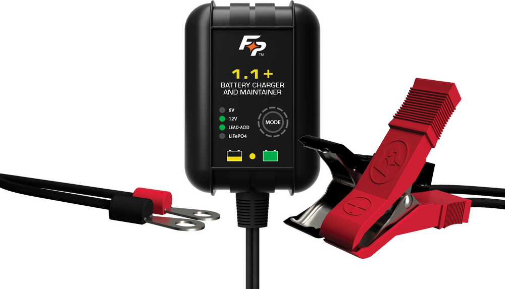 Fire Power Wall Mount Battery Charger 6V/12V 1.1A - Lead - Acid & Lithium Compatible - Dune Goons