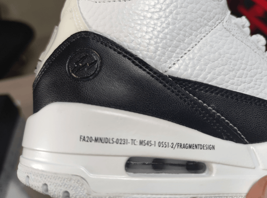 Fragment Design x Air Jordan 3 Retro SP DA3595 - 100 - White/Black - Dune Goons