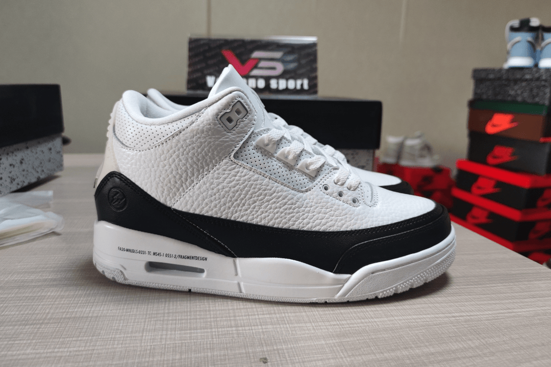 Fragment Design x Air Jordan 3 Retro SP DA3595 - 100 - White/Black - Dune Goons