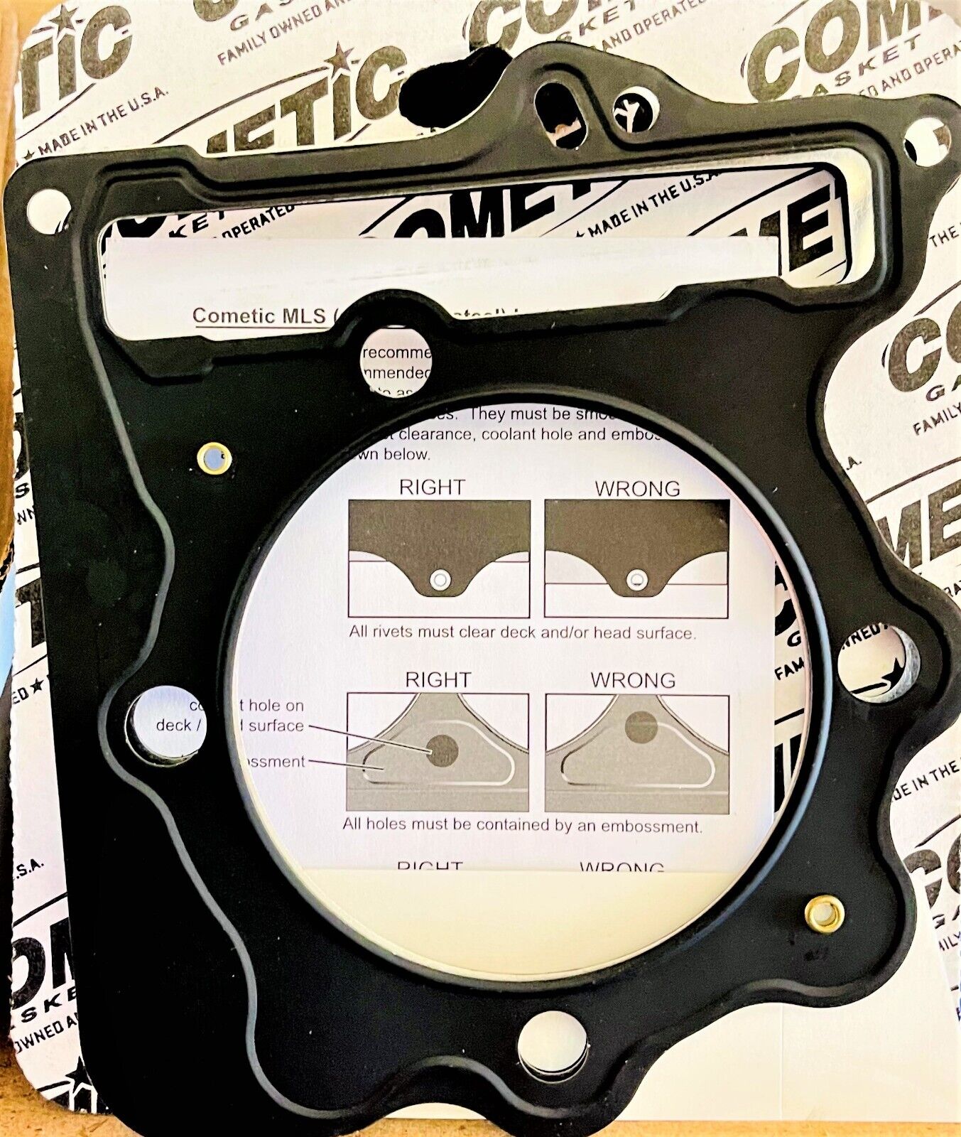 Honda 400EX / 400X / XR400R 87–89mm Big Bore Head Gasket | Cometic - Dune Goons