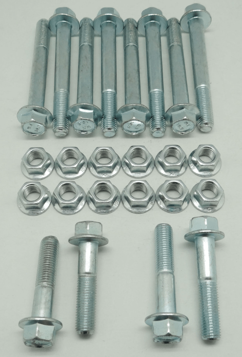 Honda 400EX Front Suspension Bolt Kit – A - Arm & Shock Hardware Replacement - Dune Goons