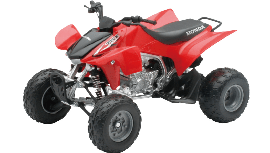 Honda TRX 450R ATV – 1:12 Scale Mini Model (Red/Black) - Dune Goons