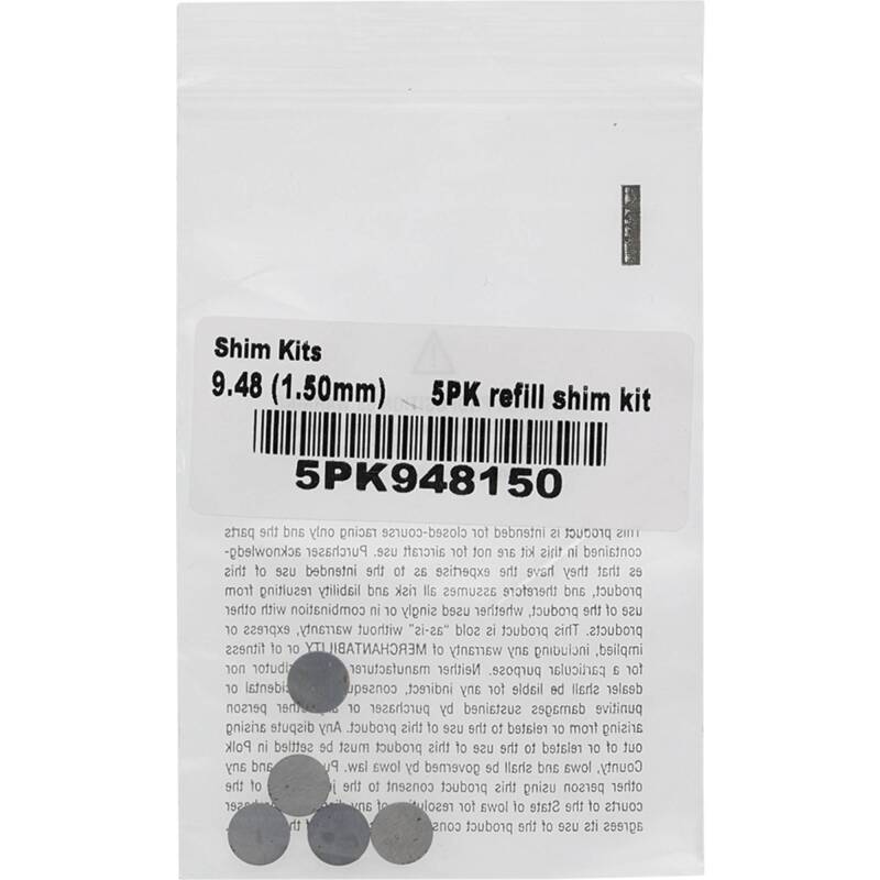 Hot Cams 04 - 08 400 DVX/02 - 16 CRF 450 R Shim Kits 1.500mm Thickness - 5 Pack - Dune Goons