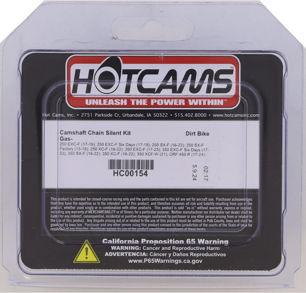 Hot Cams Cam Chain HC00154 – CRF450R/RX, KTM/Husqvarna/GasGas 250F–350F (2016–2024) - Dune Goons