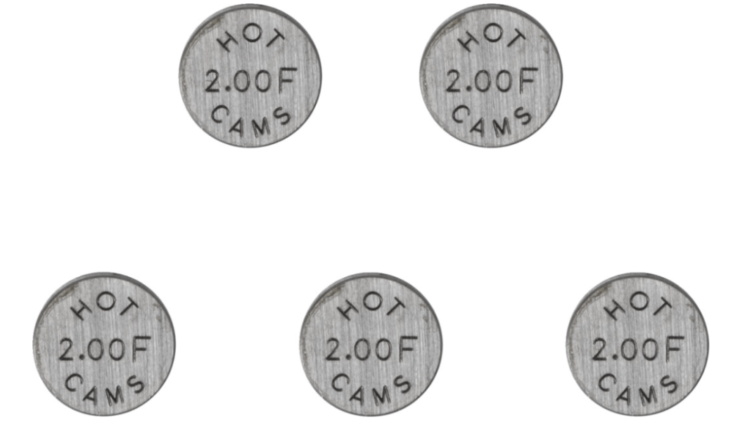 Hot Cams Shim Kits 10.00 x 2.000mm Thickness - 5 Pack - Dune Goons