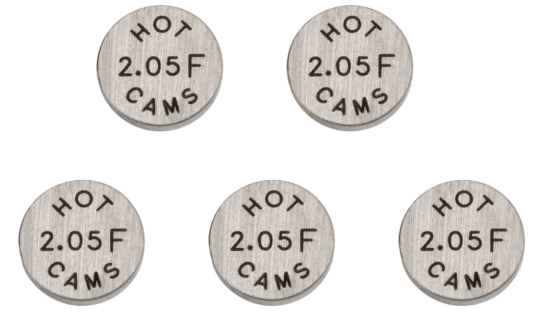 Hot Cams Shim Kits 10.00 x 2.050mm Thickness - 5 Pack - Dune Goons