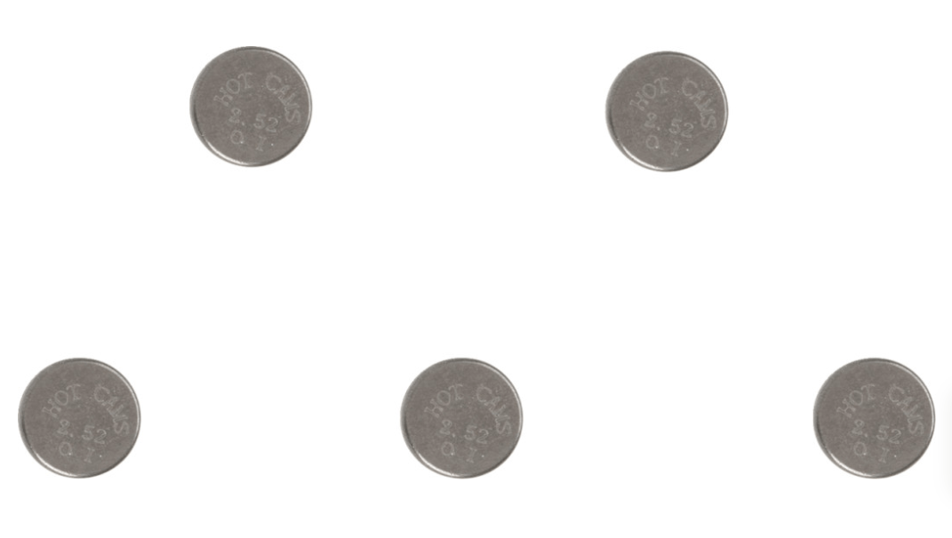 Hot Cams Shim Kits 2.520mm Thickness - 5 Pack - Dune Goons