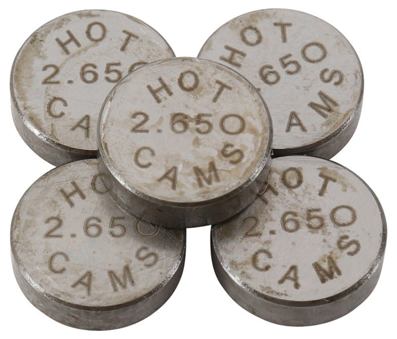 Hot Cams Shim Kits 2.650mm Thickness - 5 Pack - Dune Goons