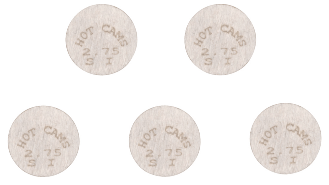 Hot Cams Shim Kits 9.48 x 2.750mm Thickness - 2014 - 2016 YZ 250 F - 5 Pack - Dune Goons