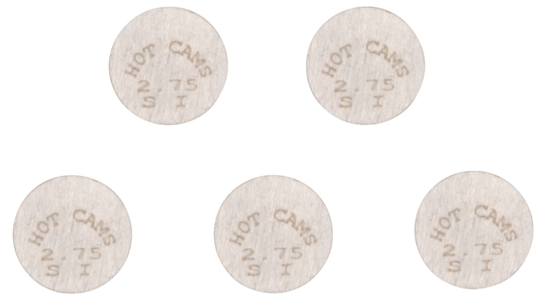 Hot Cams Shim Kits 9.48 x 2.750mm Thickness - 2014 - 2016 YZ 250 F - 5 Pack - Dune Goons