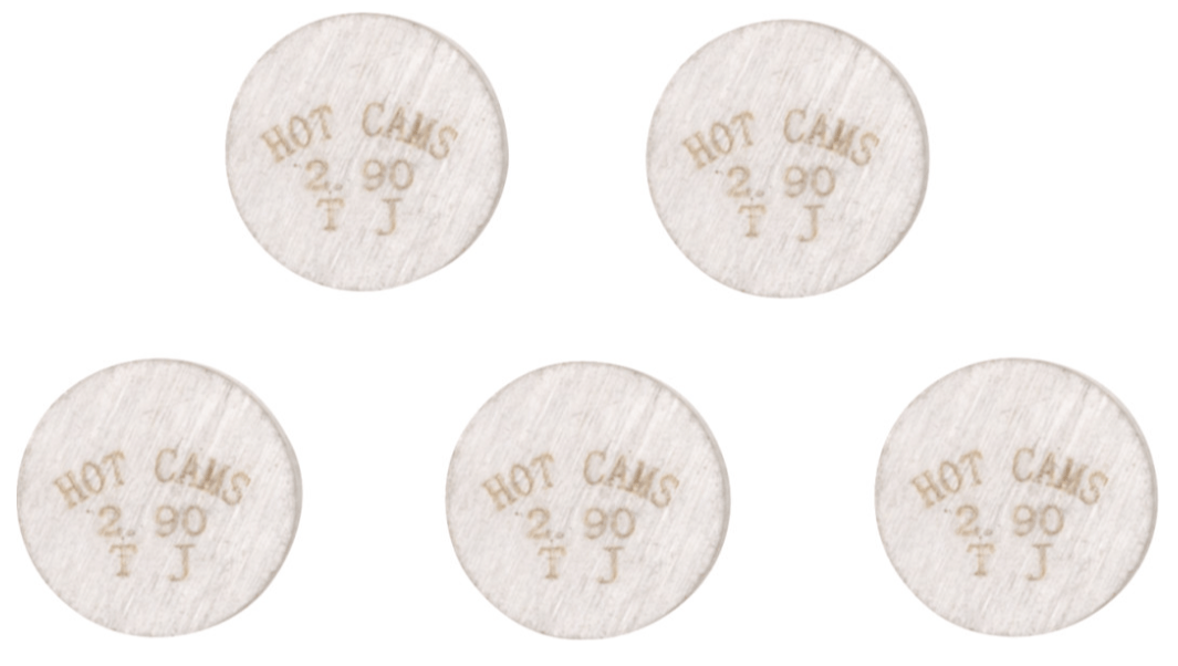 Hot Cams Shim Kits 9.48 x 2.900mm Thickness - 2014 - 2016 YZ 250 F - 5 Pack - Dune Goons