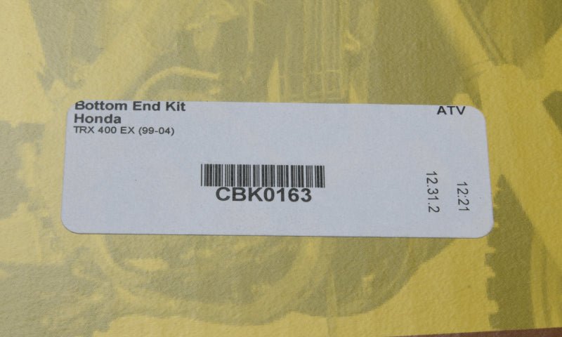 Hot Rods 99 - 04 Honda TRX 400 EX 400cc Bottom End Kit - Dune Goons
