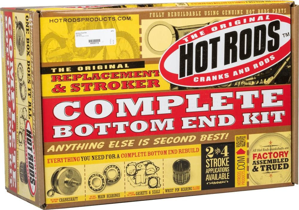 Hot Rods Bottom End Kit Yamaha HR00112 – Crank, Bearings, Gaskets - Dune Goons