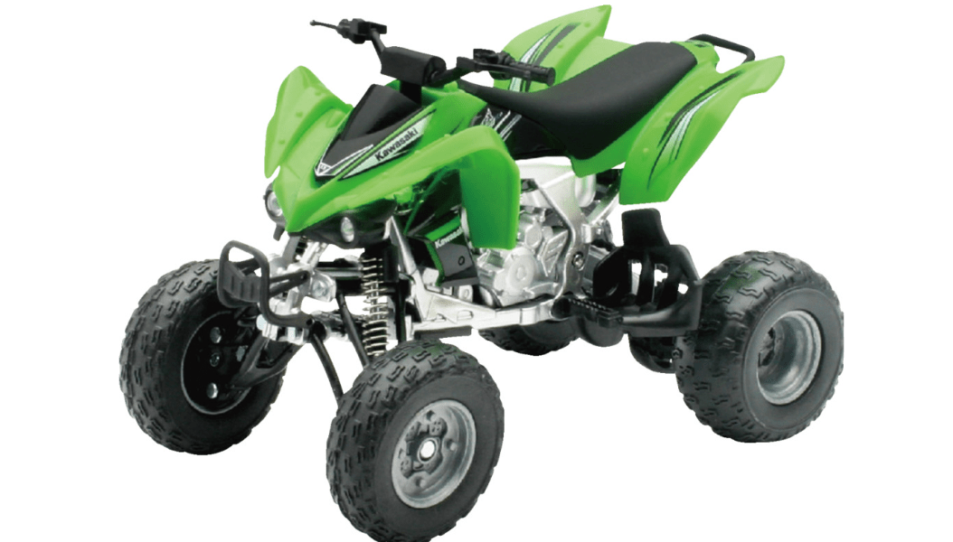 Kawasaki KFX 450R ATV – 1:12 Scale Mini Model (Green/Black) - Dune Goons