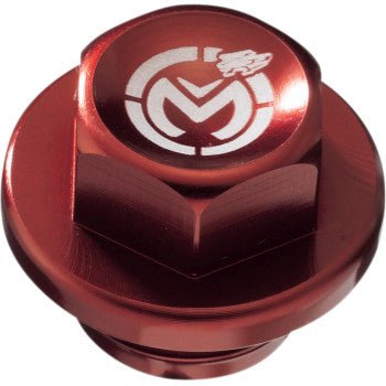 Keihin Carb Magnetic Drain Plug – 17mm M18x1.0 Red Billet | USA Made - Dune Goons
