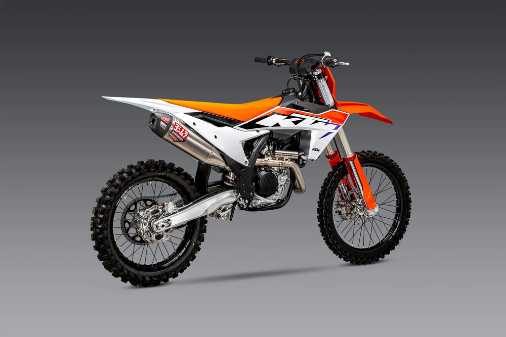 KTM 450SX - F FE 22 - 23 / HUSQV FC450 RE 22 - 23 RS - 12 TITANIUM FULL EXHAUST, W/ TITANIUM MUFFLER - Dune Goons