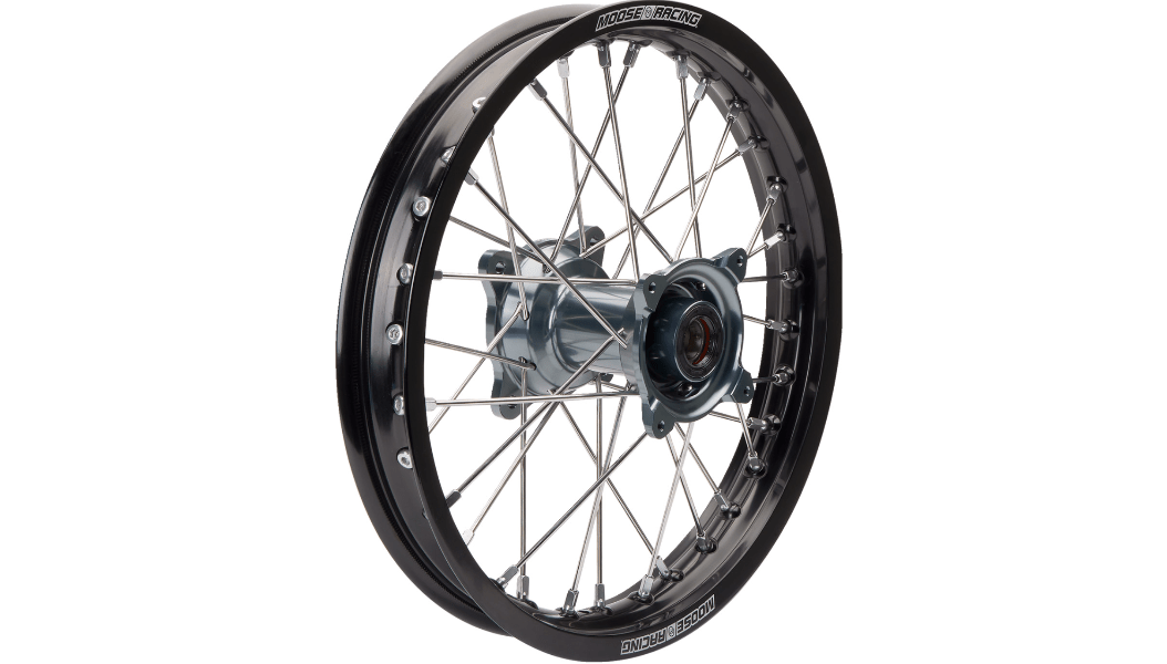 KTM GAS GAS HUSQVARNA - Wheel Assembly - SX - 1 - Complete - Rear - Black Wheel/Gray Hub - 19x2.15 - Dune Goons