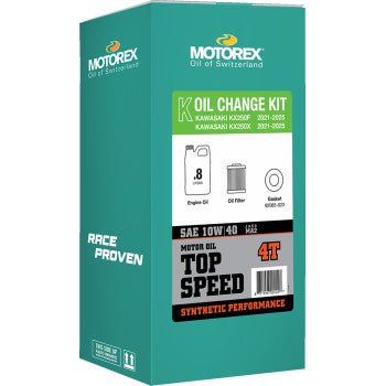 KX250/KX250F Oil Change Kit (2021–2025) – Motorex Synthetic - Dune Goons