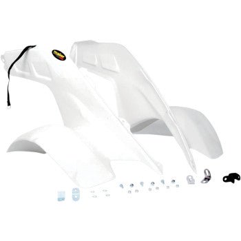 Maier Front Fender White – Honda TRX250R (1986–1989) - Dune Goons