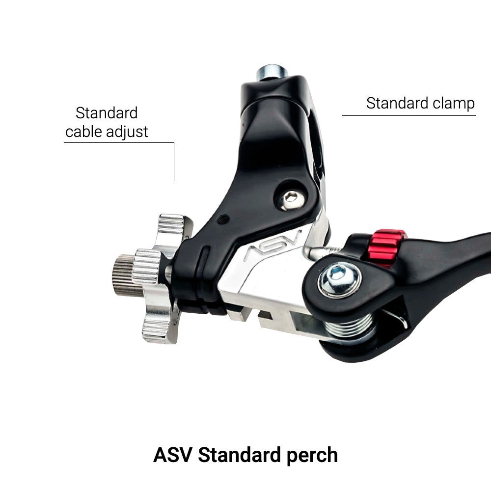 ASV F4 Clutch Lever w/ Hotstart Standard Perch | 2008-2009 Kawasaki KLX450R - Dune Goons
