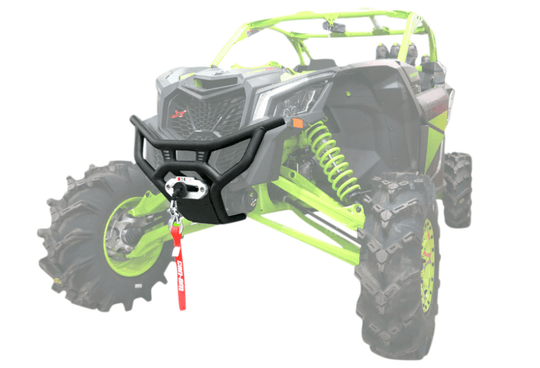 Moose Offroad Front Bumper – Tubular Steel (Can - Am Maverick X3 / X3 MAX) - Dune Goons