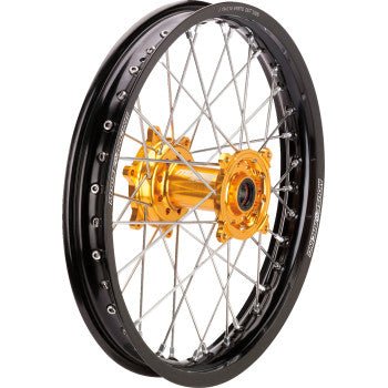Moose Racing SX - 1 Rear Wheel 19x2.15 – Black Rim/Gold Hub – RM - Z 250/450 - Dune Goons