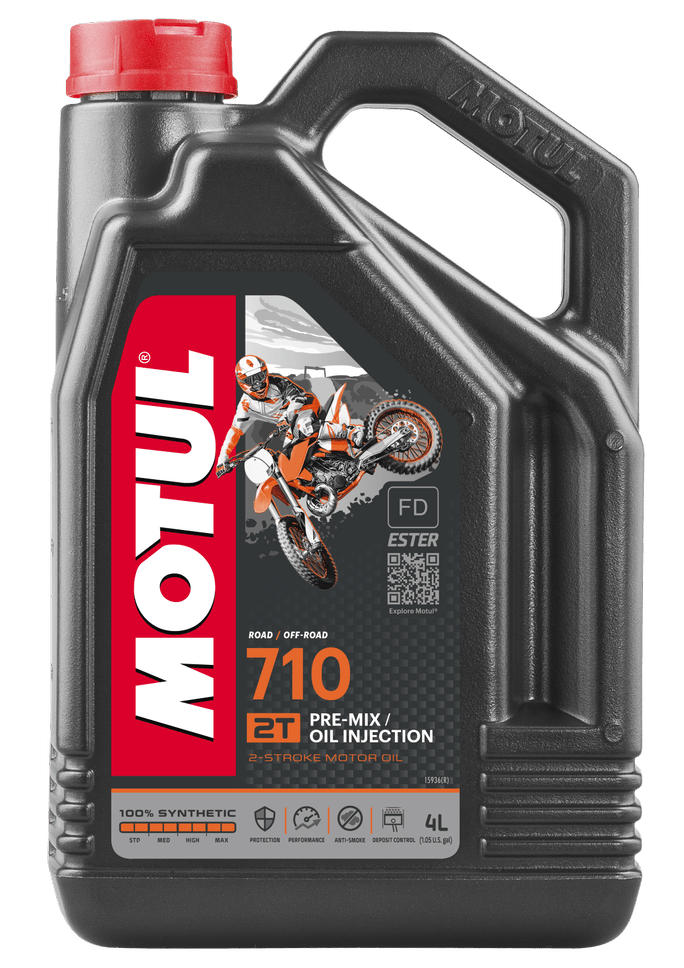 Motul 710 2T Racing Oil – 4L Jug, JASO FD - Dune Goons
