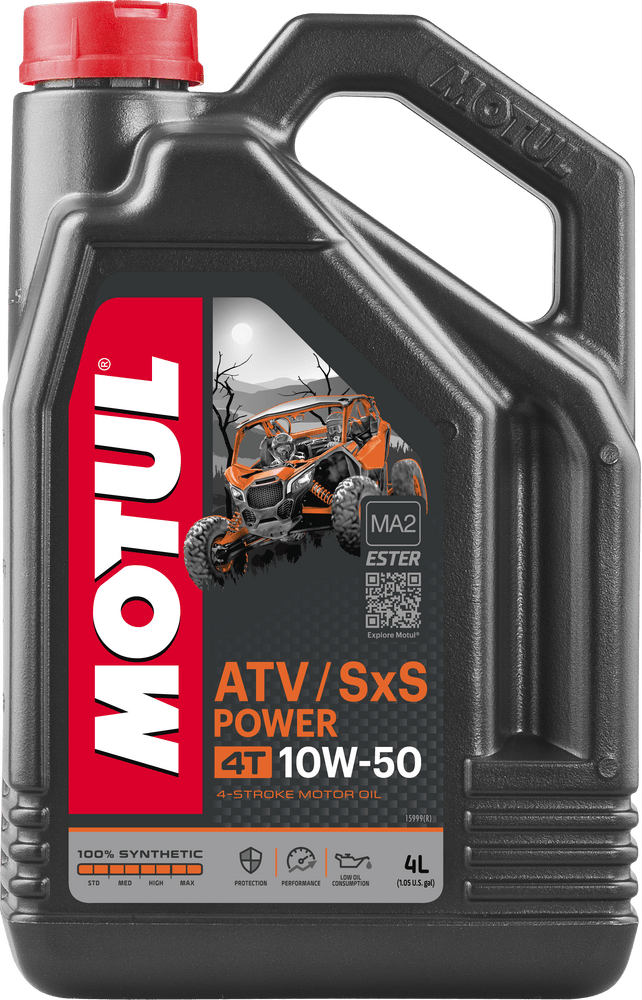 Motul ATV/SXS Power 4T 10W50 Synthetic Oil – 4L - Dune Goons