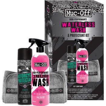 Muc - Off Motorcycle Waterless Wash & Protectant Kit - Dune Goons