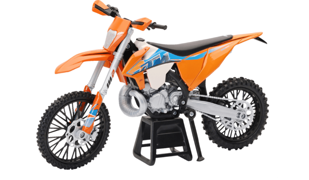 New - Ray 1:12 KTM 300 EXC TPI Enduro Bike Replica w/ Stand – 7001 - 0049 / 58373 - Dune Goons