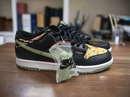 Nike Dunk Low “Crazy Camo” DH0957 - 001 - Dune Goons