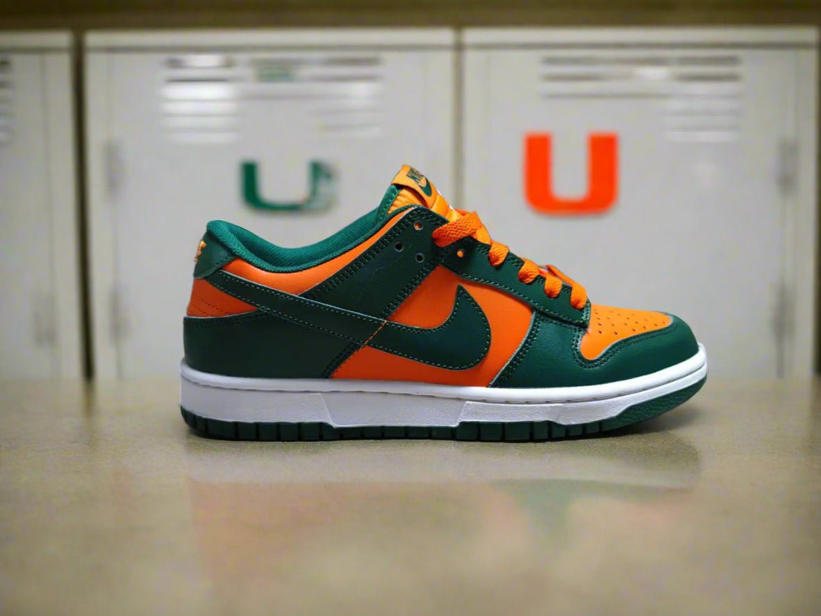Nike Dunk Low Retro “Miami Hurricanes” DD1391 - 300 – Show Your Colors - Dune Goons