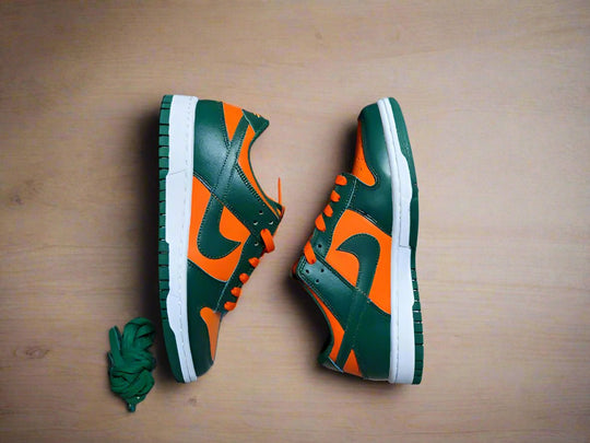 Nike Dunk Low Retro “Miami Hurricanes” DD1391 - 300 – Show Your Colors - Dune Goons