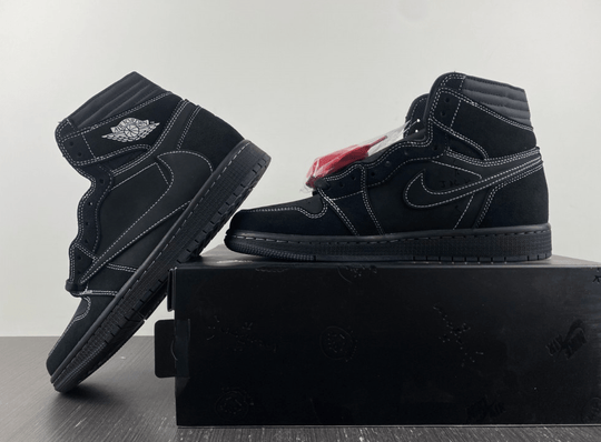Nike x Travis Scott Air Jordan 1 High OG "Black Phantom" DM7866 - 001 – Reverse Swoosh - Dune Goons