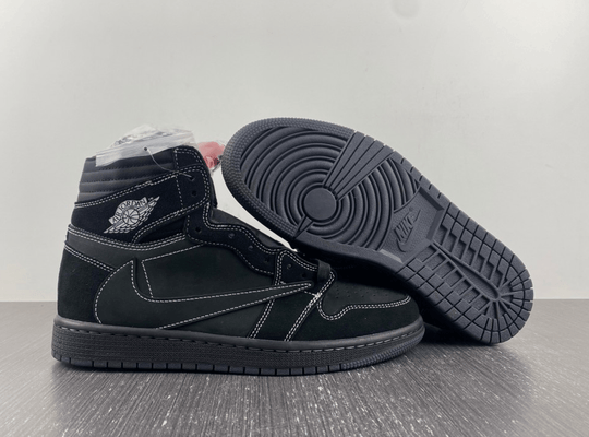 Nike x Travis Scott Air Jordan 1 High OG "Black Phantom" DM7866 - 001 – Reverse Swoosh - Dune Goons