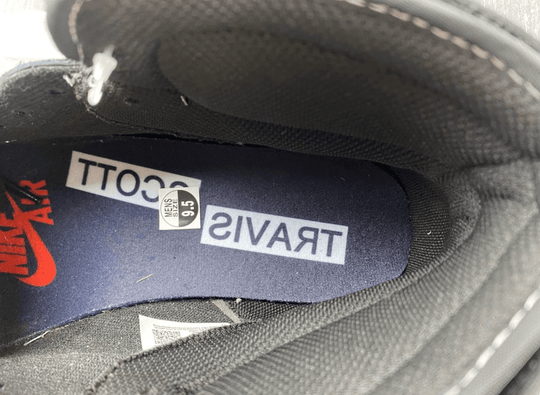 Nike x Travis Scott Air Jordan 1 High OG "Black Phantom" DM7866 - 001 – Reverse Swoosh - Dune Goons