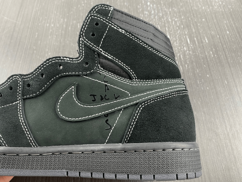 Nike x Travis Scott Air Jordan 1 High OG "Black Phantom" DM7866 - 001 – Reverse Swoosh - Dune Goons