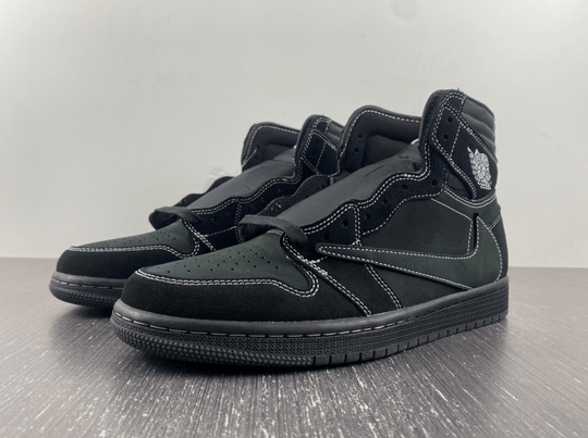 Nike x Travis Scott Air Jordan 1 High OG "Black Phantom" DM7866 - 001 – Reverse Swoosh - Dune Goons