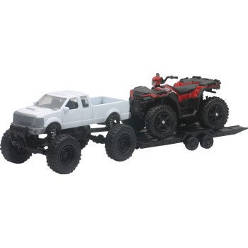 Pickup with Polaris Sportsman XP1000 – 1:12 Scale (Black/White/Red) - Dune Goons