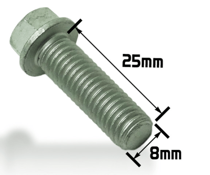 Polaris Pro R Header Stud Bolt Kit Zinc (2022–2026) - Dune Goons