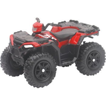 Polaris Sportsman XP1000 – 1:12 Scale Mini ATV (Black/Red) - Dune Goons