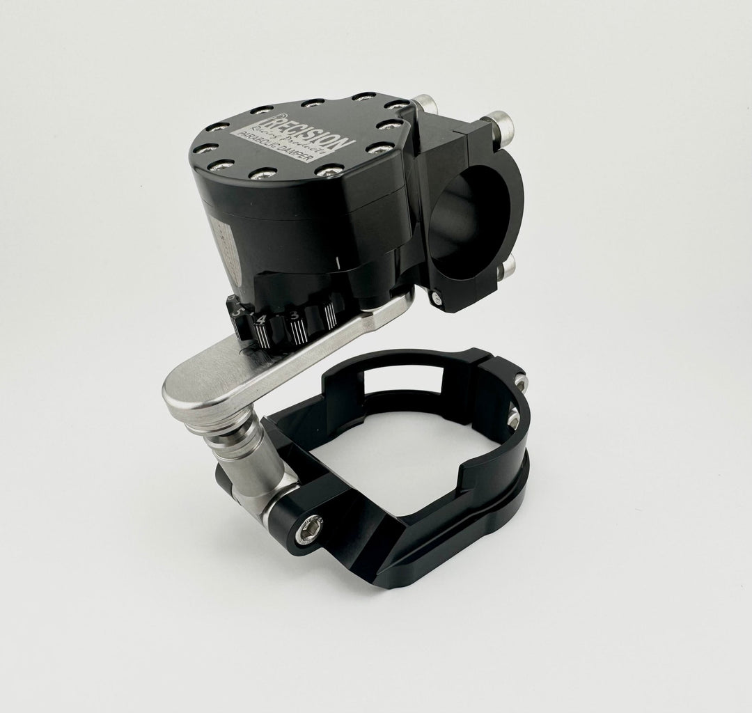 Precision Racing Parabolic Steering Stabilizer | Yamaha YZ450F YZ250F WR450F (2023–2025) - Dune Goons