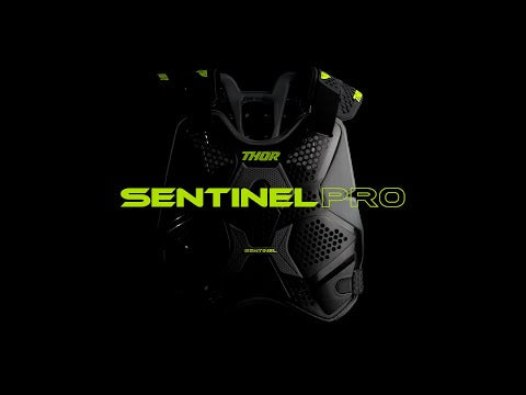 Thor Sentinel Pro Roost Guard Black M/L | CE Level 1 Off-Road Protection