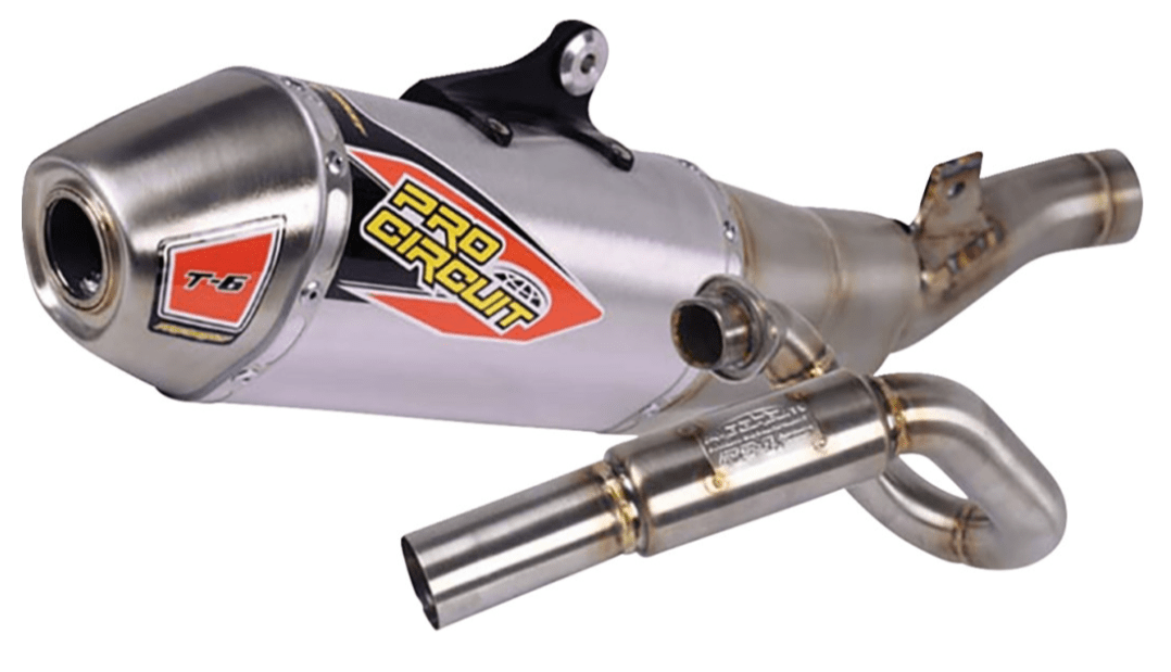 Pro Circuit T - 6 Exhaust System - Kawasaki KX450 (2024 - 2025) - Stainless Steel with Spark Arrestor - Made in USA - Dune Goons