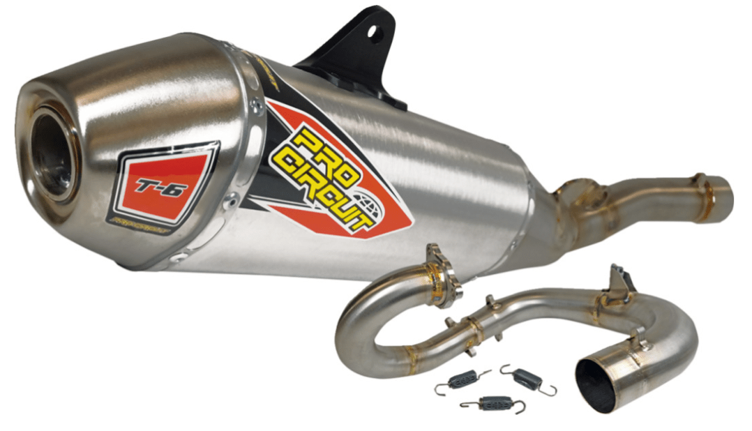 Pro Circuit T - 6 Exhaust System - Yamaha YZ450F (2023) - Stainless Steel/Aluminum - Made in USA - Dune Goons