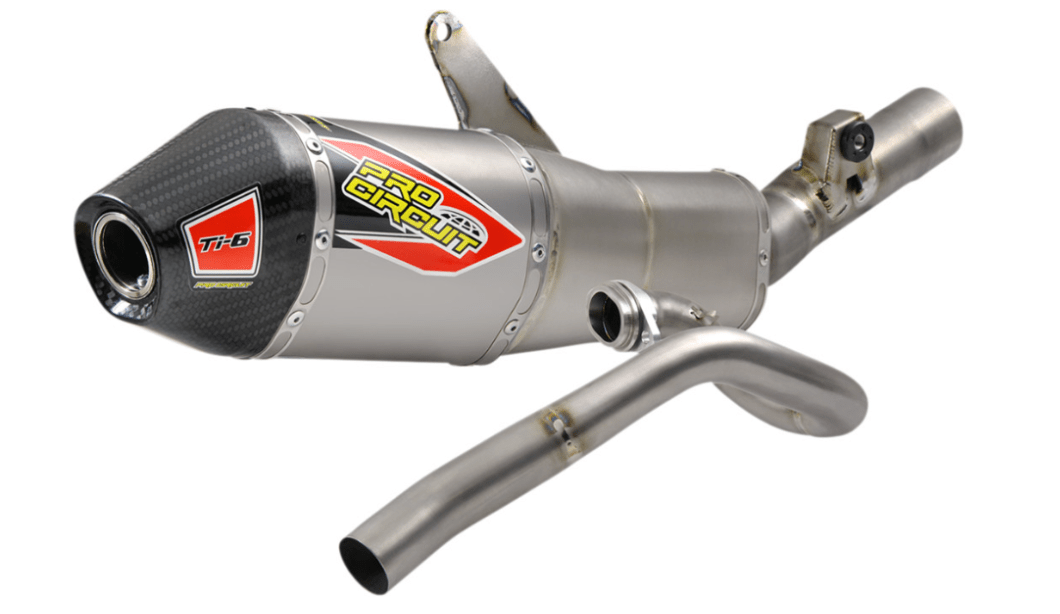 Pro Circuit Ti - 6 Exhaust System - Honda CRF450R/CRF450RX (2021 - 2025) - Full Titanium/Carbon Fiber - Made in USA - Dune Goons