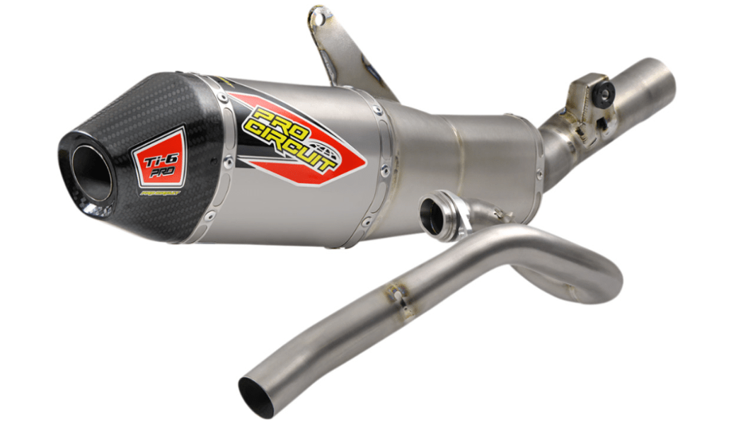 Pro Circuit Ti - 6 Pro Exhaust System - Honda CRF450R/CRF450RX (2021 - 2025) - Full Titanium/Carbon Fiber - AMA/FIM Legal - Race Only - Dune Goons