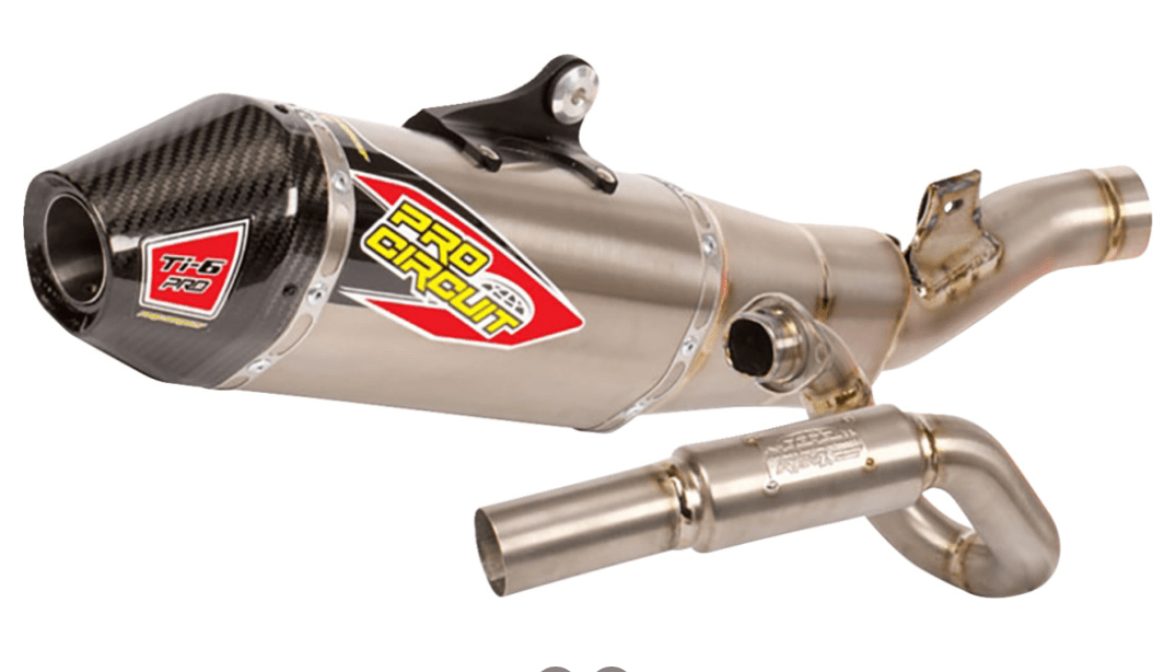 Pro Circuit Ti - 6 Pro Exhaust System - Kawasaki KX450 (2024 - 2025) - Full Titanium/Carbon Fiber - AMA/FIM Legal - Race Only - Dune Goons