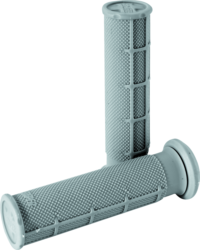 ProTaper 1/2 Waffle ATV Grips - Soft Compound - Light Gray - Dune Goons